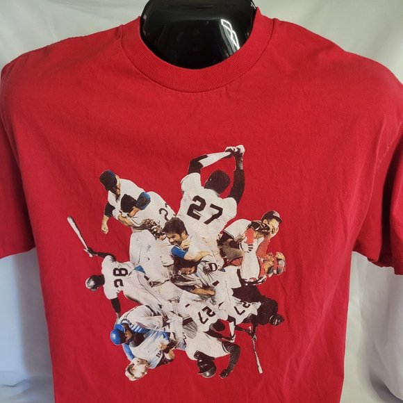 Hall of Fame '2nd Sucks' Baseball Fight Red T-shirt (Size L) - Picture 1 of 5
